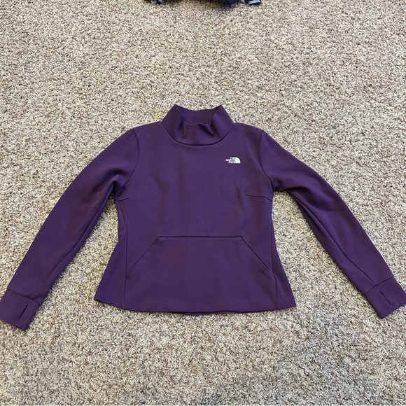 The North Face Tops - The North Face Purple Turtleneck Pullover Sweatshirt Women’s Size Medium